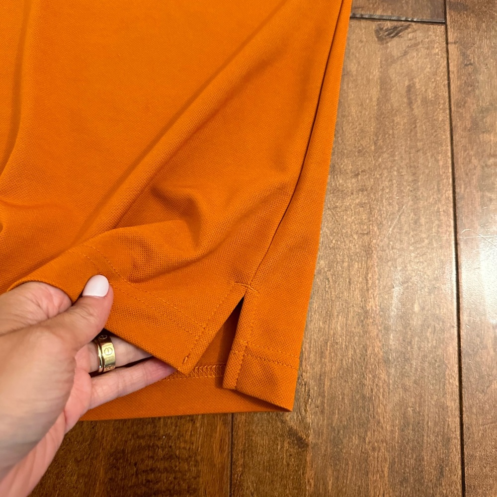 Longhorn Apparel UT University of Texas Burnt Orange Longhorn Polo Sz Large - Picture 5 of 8